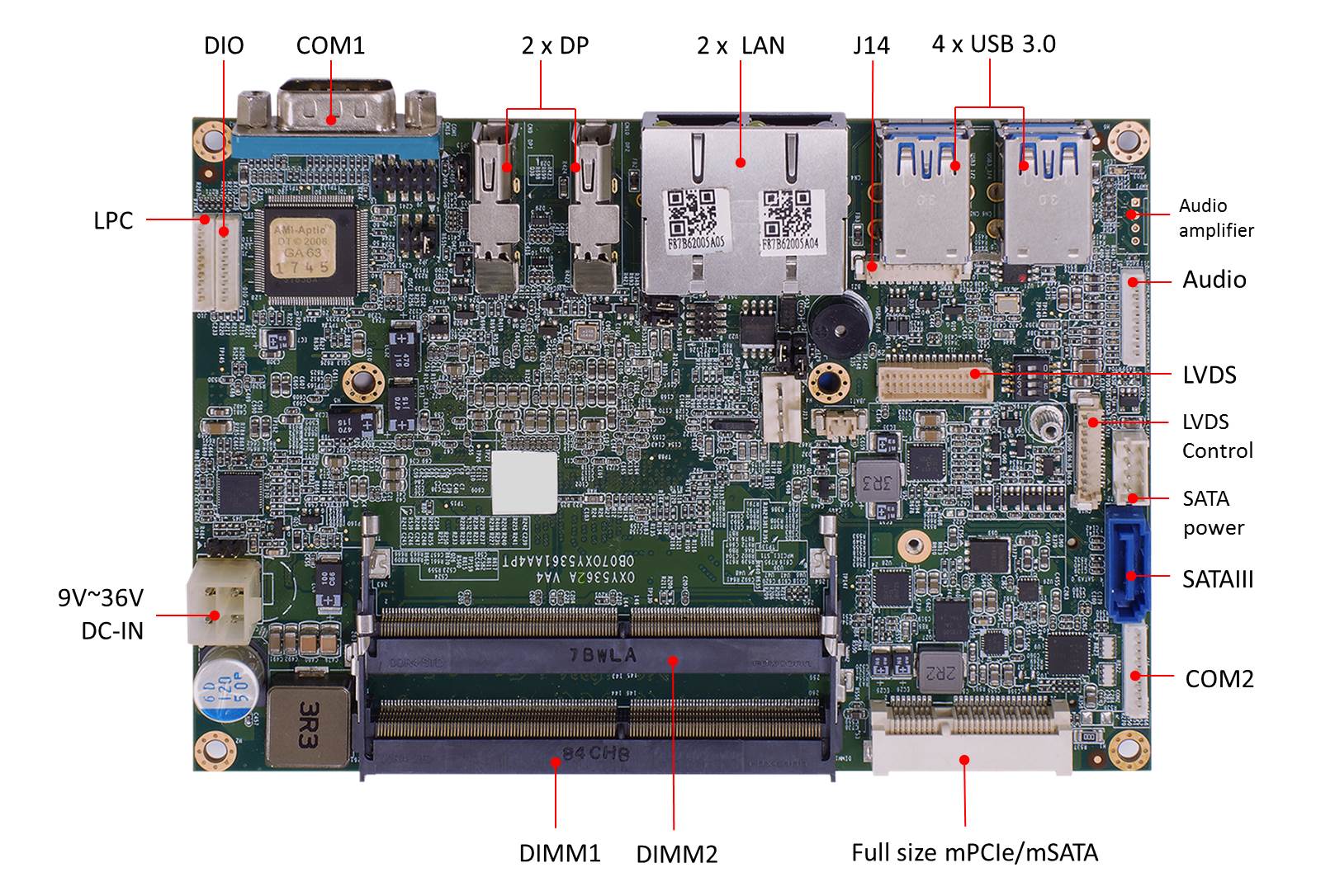 OXY5362A_board placement for technical profile_top side