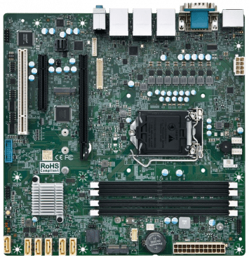 INS8266A Micro-ATX Form Factor Intel® 10th Gen. Core™ i9/i7/i5/i3 processors