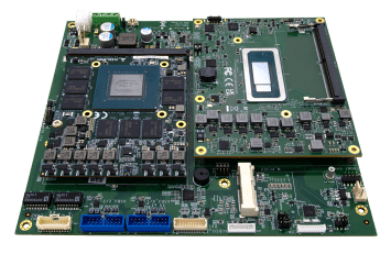 SK515P-T6RH COM Express Type 6 Carrier Board front CPU GPU